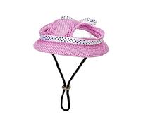 HEMOTON Sombrero Transpirable para Mascotas Proteccion Pata Gorros para Perros Cubre Orejas para Perros Sombreros Al Aire Libre Sombrero De Cachorro Creativo Mamá Criar Rosa Neto