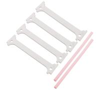 HEMOTON Soporte de Colocación para Quemar Joyas Pequeñas y Artesanías de Cerámica Resistencia al Desgaste y Material de Óxido de Aluminio para Uso Práctico en Bricolaje
