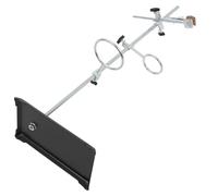 HEMOTON Soporte de Laboratorio Abrazadera para Matraz de Laboratorio de Hierro y Acero Inoxidable, Diseño Multifuncional y Fácil Instalación para Enseñanza Química