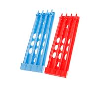 HEMOTON Soporte para Anillos De 2 Piezas Plástico Resistente Diseño Compacto Almacenamiento Gestión Avícola De Aves Organización De Anillas