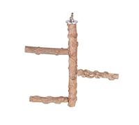 HEMOTON Soporte para Pájaros de Madera de Espino Chino de Actividad para Juguete para Trepar Soporte Grande para Entrenamiento y Equilibrio de Aves Pequeñas