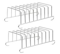 Hemoton - Soporte para tostadas (2 unidades, acero inoxidable, para servir tostadas, frío, pan, comedor, servilletero, freidora, accesorios, hornear, freír, secar, cocina, fiesta, casa)