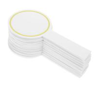 HEMOTON Tableros de Carteles Portátiles Blancos para Estudiantes, 6 Piezas Paletas de Borrado en Seco, Material de Espuma, Fáciles de Usar para Escritura y Puntuación