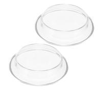 HEMOTON Tapa de Repuesto Resistente al Calor para Tetera de Transparente Diseño, Pack de 2 Piezas para Fiestas y Camping