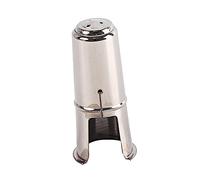 HEMOTON Tapa Protectora Metálica Para Saxofón Tenor Capuchón Resistente y Fácil De Llevar Para Boquilla Mejora Pureza Del Sonido y Protege Instrumento
