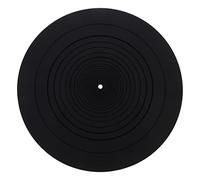 HEMOTON tapete de de vinilo plato almohadilla giratoria alfombrilla tocadiscos accesorios tocadiscos estera del reproductor de audio alfombrilla de disco para el hogar gel de sílice