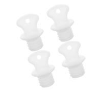 HEMOTON Tapones para Bolsas de Agua Caliente 4 Unidades Plástico Resistente Cierre Hermético Antifugas Accesorios Compatibles Botellas Térmicas para Terapia de Calor y Frío