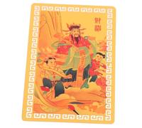 HEMOTON Tarjeta Amuleto Chino Ligera Protección y Suerte Año Dragón Diseño Chic para Cartera y Bolsillo