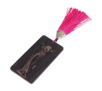 HEMOTON Tarjeta De Almacenamiento De Púas De Uñas Liviana Accesorio De Madera Resistente Púas De Guitarra Color Aleatorio