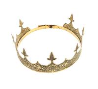 HEMOTON Tiara Corona Para Celebración De Cumpleaños Corona De Rey Medieval Para Niño Accesorio Para Disfraz De Rey Para Cosplay