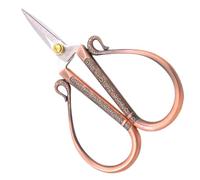 HEMOTON Tijeras de Sastre de Acero Inoxidable Patrón de Nubes Auspiciosas Estilo Retro para Coser y Bordar en Trabajos de Crewel