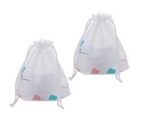 HEMOTON Toallitas limpiadoras faciales de algodón white desechables para maquillaje, paquete de 2 piezas, uso húmedo y seco, delicadas y absorbentes