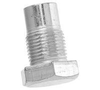 HEMOTON Tornillo Fijo Acero, para Varilla de Presión de Gato de Piso | Pieza de Repuesto Plateada, Rosca Hexagonal, para Montaje de Manija, Uso en Elevación de Vehículo