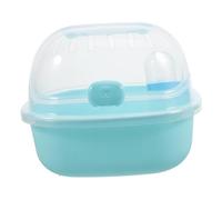 HEMOTON Transportador de Hámster Transparente Jaula de Viaje Ligera y Portátil para Mascotas Pequeñas para Excursiones y Camping Multiusos para Hámsters y Roedores