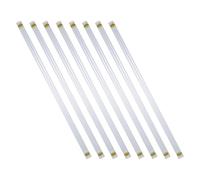 HEMOTON Tubo Flotador de Pesca Transparente Grueso 19mm X 50cm, 8 Piezas Organizador de Accesorios para Pesca en Río, Estuche Plástico Resistente para Almacenamiento y Transporte