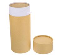 HEMOTON Urna para Cenizas de Mascotas y Humanos Tubo Biodegradable de Papel Kraft Resistente la Humedad Sello Protector para Almacenamiento Seguro y Recuerdo Emocional
