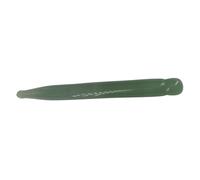 HEMOTON Varita de Masaje Facial de Jade Natural 1 Unidad, Herramienta de Masaje Raspador y Puntos Gatillo para Spa en Casa, Masajeador de Cristal para Rostro y Cuello, Uso Terapéutico