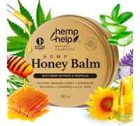 Hemp Help HEMP COSMETIC Bálsamo Curativo con Vaselina, Miel de Manuka y Cáñamo - Recomendado por Dermatólogos, Ecológico, Sin Plástico, 60ml
