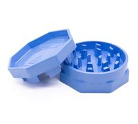 HEMP SAW® - Grinder, Hierbas Molinillo, Apto para lavavajillas, Nueva geometría de corte (azul claro)