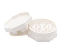 HEMP SAW® - Grinder, Hierbas Molinillo, Apto para lavavajillas, Nueva geometría de corte (blanco)