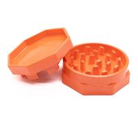 HEMP SAW® - Grinder, Hierbas Molinillo, Apto para lavavajillas, Nueva geometría de corte (naranja)