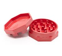 HEMP SAW® - Grinder, Hierbas Molinillo, Apto para lavavajillas, Nueva geometría de corte (rojo)