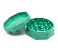 HEMP SAW® - Grinder, Hierbas Molinillo, Apto para lavavajillas, Nueva geometría de corte (verde)