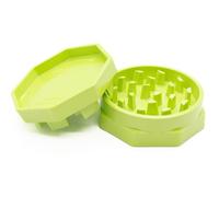 HEMP SAW® - Grinder, Hierbas Molinillo, Apto para lavavajillas, Nueva geometría de corte (verde claro)