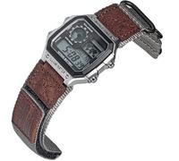 HEMSUT Correa táctica de nailon de 18 mm para relojes Casio | Correa de liberación rápida de estilo militar resistente a los golpes | Compatible con AE-1200, DW-H5600, F-91W, A168W y más