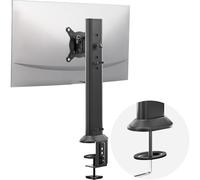 Hemudu Brazo Soporte Monitor de Escritorio, para Pantalla Plana Curvada de 13 a 32 Pulgadas con Giratorio, Altura Ajustable, Rotación, Soporta hasta 35 kg, HD04B-001P