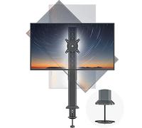 Hemudu Brazo Soporte Monitor de Escritorio, para Pantalla Plana Curvada de 27 a 43 Pulgadas con Giratorio, Altura Ajustable, Rotación, Soporta hasta 35 kg, HD04B-003P