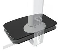 Hemudu Placa de Refuerzo de Montaje en Monitor para Mesa Delgada, Vidrio y Otros Paneles Frágiles, Placa de Soporte de Acero se Adapta a la Mayoría de Soportes de Monitor C Instalación de Abrazadera