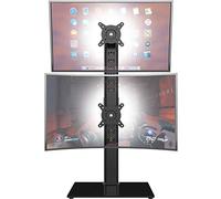 Hemudu Soporte de Monitor Dual: Elevador Vertical de Monitor Independiente para Dos Pantallas de 13 a 34 Pulgadas con Giro, inclinación, Altura Ajustable, soporta una (1) Pantalla de hasta 44 Libras