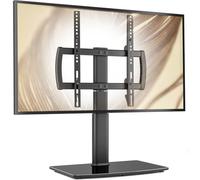 Hemudu Soporte TV Pie, Soporte TV Mesa para Televisiones de 27 a 60 Pulgadas, Soporte Giratorio TV 80º, Base Giratoria TV de Altura Ajustable, MAX 45 Kg, VESA Máx. de 400x400 mm