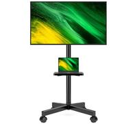 Hemudu Soporte TV Ruedas, Móvil Soporte de Pie para TV para 23-65 Pulgadas de Plasma/LCD/LED, Mueble TV con Ruedas de hasta 35kg, Máx VESA 400x400mm