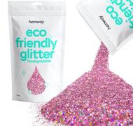Hemway Eco Friendly biodegradable Glitter 100 g / 3,5 oz Bio cosmético seguro de la chispa Vegano para cara, sombra de ojos - 1/64" 0.015" 0.4mm - rosa Holo