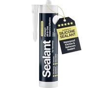 Hemway Sellador y Adhesivo para Cocina y Baño Blanco Brillante 300 ml