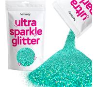 Hemway ultra brillo de la chispa de la turquesa holográfico 100 g / 0,35 oz multiusos de la resina de epoxy Arts & Crafts cosmético seguro Cara Cuerpo Cabello bodas de uñas