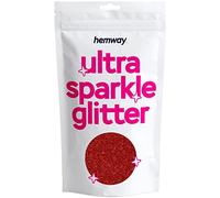Hemway ultra brillo de la chispa roja 100 g / 0,35 oz multiusos de la resina de epoxy Arts & Crafts cosmético seguro Cara Cuerpo Cabello bodas de uñas