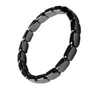 Hemys Hematite Bracelet For Men | Hematite Bracelet,Restore Confidence & Your Edge, For Work Environment Social Events Sports Travel Meditation Daily Wear Fathers Collectors Husbands Boyfriends