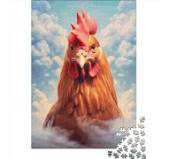 Hen in The Sky Puzzles Imposible,desafío para Adultos Juego Educativo 1000 Piezas Obra De Arte De Juego De para Adultos Y Niños A Partir De 12 Años 1000pcs (75x50cm)
