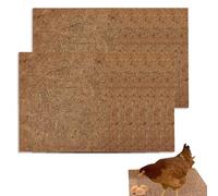 Hen Nesting Pad - Coconuts Fiber Chicken Box Liners Coop Floor Mats, Reusable Material Washable & Friendly