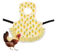 Hen Saddle Protector - Gite de fijador de plumas de aves de corral, delantal de pollo suave | Protector de cubierta de ala con correas seguras, cómodo chaleco de regeneración de plumas, protección de