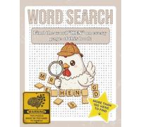 HEN Word Search Puzzle Book: Find Only One Word - 8x10 inches, 130 pages - 100+ Puzzles