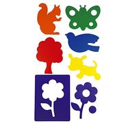 HenBea- plantillas con formas del parque, Multicolor (826) , color/modelo surtido