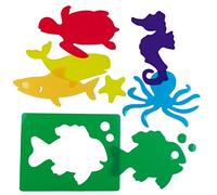 HenBea- Plantillas de Aprendizaje de Animales del mar, trasl&uacutecidos, Small (914)