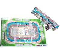 HENBEA Super Formula 1 Juego Mesa Familiar Juguetes Regalo Niños Adultos Fans Carreras F1 Deporte Estrategia Competicion Tablero Grande Lona Jardín Impermeable 85x55 cms Apto Exteriores 7-77 años
