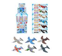 Henbrandt 12 planeadores de aviones de pájaros de 16 cm, bolsa de cumpleaños/fiesta - [Juguete] rellenos de bolsas de fiesta para niños, deslizadores de juguetes, premios para niños para bolsas de