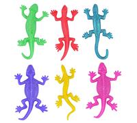 Henbrandt 12 STRETCHY LIZARDS GREAT PARTY BAG TOYS (LIZARDS ONE COLOUR) by