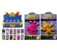 Henbrandt 12 X Adhesivo Criaturas Lanzamiento Juguetes - Relleno Piñata - Multicolor